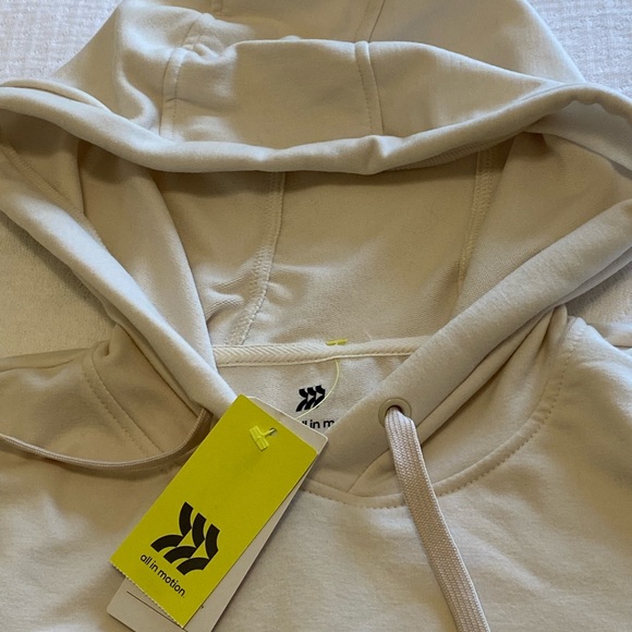 ALL IN MOTION NWT SIZE XXL BELL SLV DRAWSTRING HOODIE LINEN COLOR HAND POUCH - Picture 9 of 9